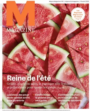 Migros Katalog in Opfikon | Migros magazin - FR | 2025-08-18T00:00:00.000Z - 2025-08-18T00:00:00.000Z