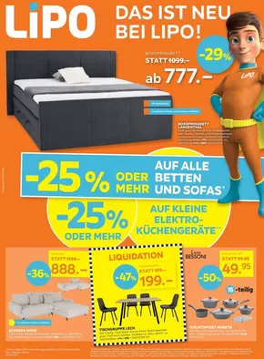 Lipo Katalog in Zürich | Lipo Prospekt - DE | 2025-08-19T00:00:00.000Z - 2025-09-08T00:00:00.000Z