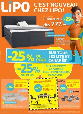 Lipo Katalog in Zürich | Lipo Catalogue - FR | 2025-08-19T00:00:00.000Z - 2025-09-08T00:00:00.000Z