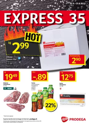Prodega Katalog in Bern | Prodega reklamblad - DE | 2025-08-25T00:00:00.000Z - 2025-08-30T00:00:00.000Z