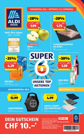 Aldi Katalog in Carouge | Top-Deals und Rabatt | 2025-08-28T00:00:00.000Z - 2025-09-03T00:00:00.000Z