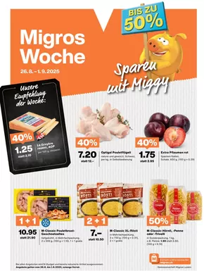 Migros Katalog | Üsi beste Deals für Sie | 2025-08-26T00:00:00.000Z - 2025-09-01T00:00:00.000Z