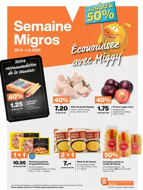 Migros Katalog | Groossi Uswahl a Ängbot | 2025-08-26T00:00:00.000Z - 2025-09-01T00:00:00.000Z