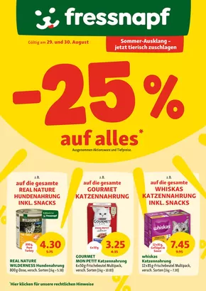 Fressnapf Katalog in Lancy | Angebote aus unserer Werbung für dich - DE | 2025-08-29T00:00:00.000Z - 2025-08-30T00:00:00.000Z