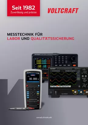 Conrad Katalog in Zürich | Unsere neuen VOLTCRAFT Produkt-Highlights | 2025-08-29T00:00:00.000Z - 2025-09-12T00:00:00.000Z