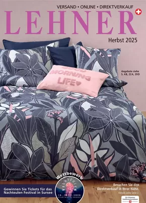 Lehner Versand Katalog in Nyon | Katalog Lehner Versand | 2025-10-10T00:00:00.000Z - 2025-10-12T00:00:00.000Z