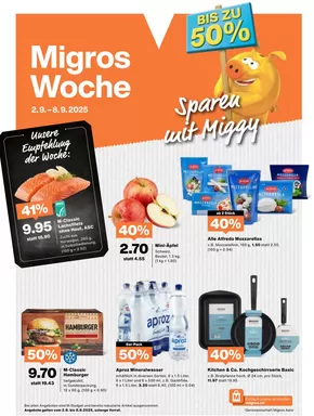 Migros Katalog in Genève | Tolle Rabatt uf usgwählte Produkt | 2025-09-02T00:00:00.000Z - 2025-09-08T00:00:00.000Z