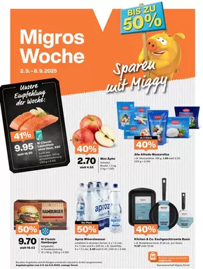 Migros Katalog | Rabatt und Aktione | 2025-09-02T00:00:00.000Z - 2025-09-08T00:00:00.000Z