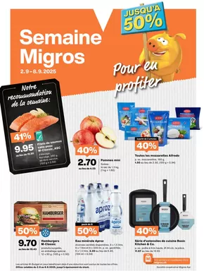Migros Katalog in Zürich | Attraktiivi Ängbot entdecke | 2025-09-02T00:00:00.000Z - 2025-09-08T00:00:00.000Z