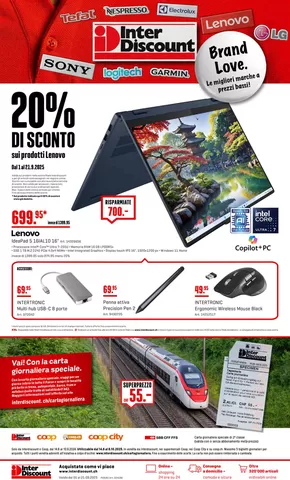 Interdiscount Katalog in Wettingen | Interdiscount reklamblad IT | 2025-09-01T00:00:00.000Z - 2025-09-21T00:00:00.000Z