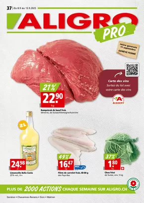 Aligro Katalog in Münsingen | Actions PRO #37 | 2025-09-08T00:00:00.000Z - 2025-09-13T00:00:00.000Z
