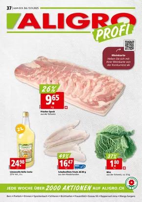 Aligro Katalog in Münsingen | Top-Ängbot für alli Schnäppchenjäger | 2025-09-08T00:00:00.000Z - 2025-09-13T00:00:00.000Z