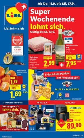 Lidl Katalog in Zollikofen | Attraktiivi Sonderängbot für alli | 2025-09-11T00:00:00.000Z - 2025-09-17T00:00:00.000Z