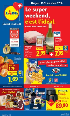 Lidl Katalog in Zollikofen | Tolles Ängbot für alli Chunde | 2025-09-11T00:00:00.000Z - 2025-09-17T00:00:00.000Z