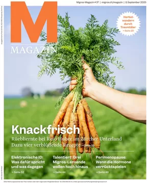 Migros Katalog in Aesch | Migros magazin | 2025-09-08T00:00:00.000Z - 2025-09-22T00:00:00.000Z