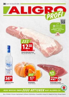 Aligro Katalog in Aarau | Jetzt spare mit üse Deals | 2025-09-15T00:00:00.000Z - 2025-09-20T00:00:00.000Z