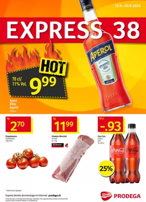 Prodega Katalog in Dietikon | Prodega reklamblad - DE | 2025-09-15T00:00:00.000Z - 2025-09-20T00:00:00.000Z