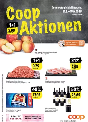 Coop City Katalog | Top-Deals für alli Chunde | 2025-09-11T00:00:00.000Z - 2025-09-17T00:00:00.000Z