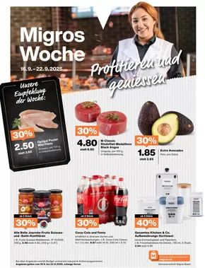 Migros Katalog in Muttenz | Rabatt und Aktione | 2025-09-15T00:00:00.000Z - 2025-09-29T00:00:00.000Z
