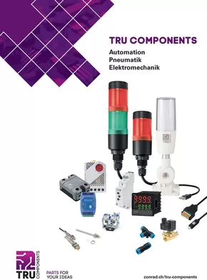 Conrad Katalog in Zürich | TRU Components News | 2025-09-18T00:00:00.000Z - 2025-10-02T00:00:00.000Z