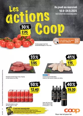Coop City Katalog in Gossau (SG) | Aktuälli Deals und Ängbot | 2025-09-18T00:00:00.000Z - 2025-09-24T00:00:00.000Z
