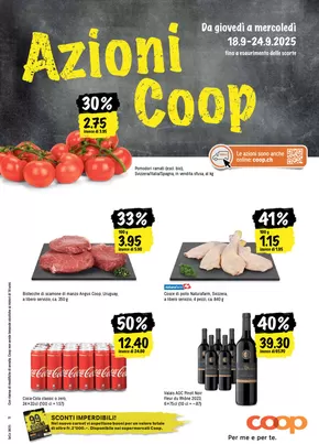 Coop City Katalog in Gossau (SG) | Sonderängbot für Sie | 2025-09-18T00:00:00.000Z - 2025-09-24T00:00:00.000Z