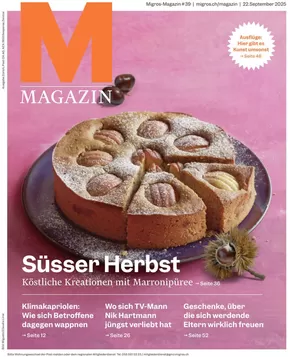 Migros Katalog | Aktuälli Sonderaktione | 2025-09-22T00:00:00.000Z - 2025-10-06T00:00:00.000Z