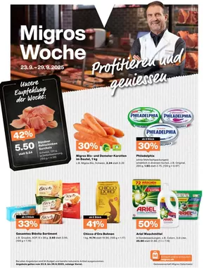 Migros Katalog in Winterthur | Top-Deals und Rabatt | 2025-09-22T00:00:00.000Z - 2025-10-06T00:00:00.000Z