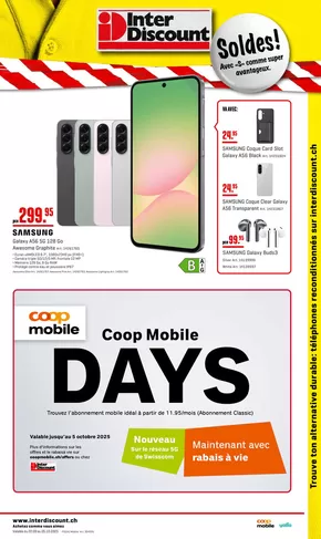 Interdiscount Katalog in Kriens | Interdiscount reklamblad FR | 2025-09-22T00:00:00.000Z - 2025-10-05T00:00:00.000Z