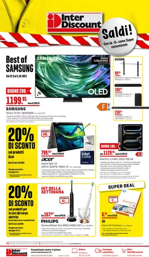 Interdiscount Katalog in Kriens | Top-Ängbot für alli Schnäppchenjäger | 2025-09-22T00:00:00.000Z - 2025-10-05T00:00:00.000Z