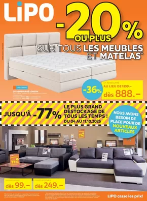 Lipo Katalog in Lugano | Lipo Catalogue - FR | 2025-09-23T00:00:00.000Z - 2025-10-07T00:00:00.000Z