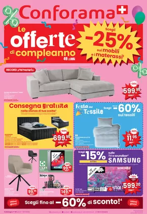 Conforama Katalog in Schaffhausen | Conforama reklamblad - IT | 2025-09-24T00:00:00.000Z - 2025-10-07T00:00:00.000Z