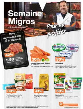 Migros Katalog in Luzern | Tolle Rabatt uf usgwählte Produkt | 2025-09-26T00:00:00.000Z - 2025-10-10T00:00:00.000Z