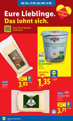 Lidl Katalog in La Chaux-de-Fonds | Eure Lieblinge: 2.10. - 8.10. - DE | 2025-10-02T00:00:00.000Z - 2025-10-08T00:00:00.000Z