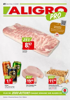 Aligro Katalog in St. Gallen | Actions PRO #41 | 2025-10-06T00:00:00.000Z - 2025-10-11T00:00:00.000Z