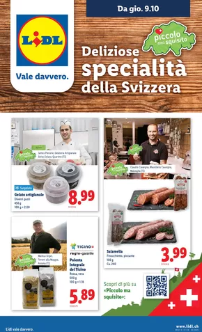 Lidl Katalog in Opfikon | Piccolo ma squisito - IT | 2025-10-09T00:00:00.000Z - 2025-10-11T00:00:00.000Z