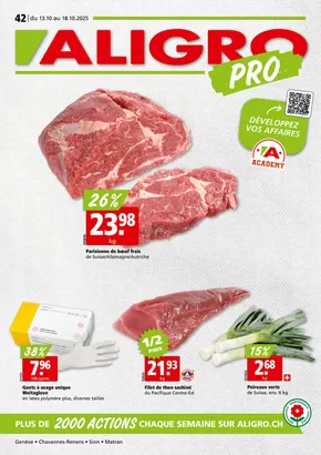 Aligro Katalog in Locarno | Actions PRO #42 | 2025-10-13T00:00:00.000Z - 2025-10-18T00:00:00.000Z