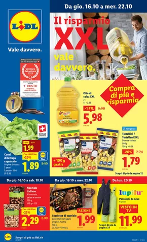 Lidl Katalog in Rapperswil | Jetzt spare mit üse Deals | 2025-10-16T00:00:00.000Z - 2025-10-22T00:00:00.000Z
