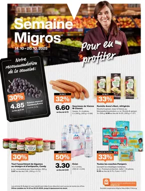 Migros Katalog in Lyss | Top-Ängbot für alli Schnäppchenjäger | 2025-10-14T00:00:00.000Z - 2025-10-28T00:00:00.000Z