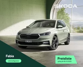 Škoda Katalog in Bern | Preisliste Fabia | 2025-10-14T00:00:00.000Z - 2025-10-28T00:00:00.000Z