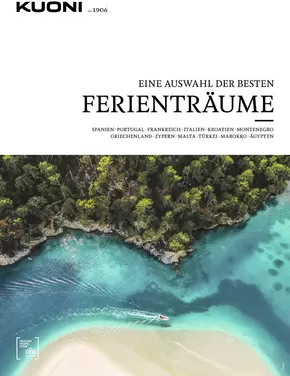 Kuoni Reisen Katalog in Zürich | KUONI Ferienträume 24/26 (DE) | 2025-10-15T00:00:00.000Z - 2025-10-29T00:00:00.000Z