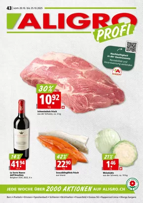 Aligro Katalog in Pfäffikon | Groossi Uswahl a Ängbot | 2025-10-18T00:00:00.000Z - 2025-11-01T00:00:00.000Z