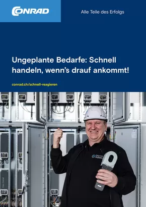 Conrad Katalog in St. Gallen | Üsi beste Schnäppchen | 2025-10-20T00:00:00.000Z - 2025-11-03T00:00:00.000Z