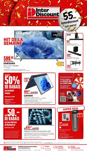 Interdiscount Katalog | Groossi Uswahl a Ängbot | 2025-10-20T00:00:00.000Z - 2025-11-09T00:00:00.000Z