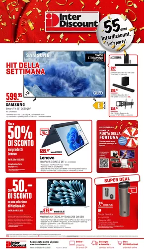 Interdiscount Katalog in St. Gallen | Exklusivi Deals und Schnäppchen | 2025-10-20T00:00:00.000Z - 2025-11-09T00:00:00.000Z