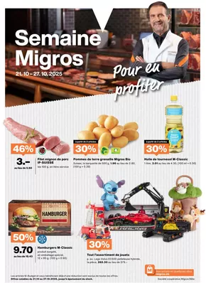 Migros Katalog in Basel | Migros magazin - FR | 2025-10-20T00:00:00.000Z - 2025-11-03T00:00:00.000Z