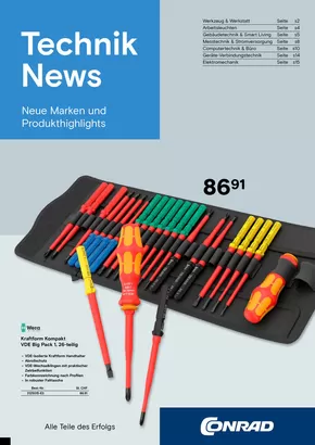 Conrad Katalog | Katalog zu Technik News | 2025-10-24T00:00:00.000Z - 2025-11-07T00:00:00.000Z