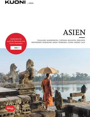 Kuoni Reisen Katalog in Basel | Kuoni Asien 25/27 DE | 2025-10-25T00:00:00.000Z - 2025-11-08T00:00:00.000Z
