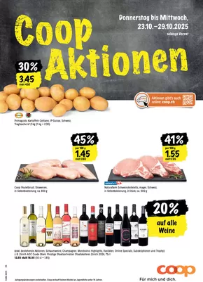 Coop City Katalog in Zürich | Tolle Rabatt uf usgwählte Produkt | 2025-10-23T00:00:00.000Z - 2025-10-29T00:00:00.000Z
