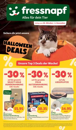 Fressnapf Katalog in Winterthur | Angebote aus unserer Werbung für dich - DE | 2025-10-27T00:00:00.000Z - 2025-11-10T00:00:00.000Z